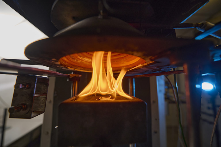 Cone Calorimeter burning